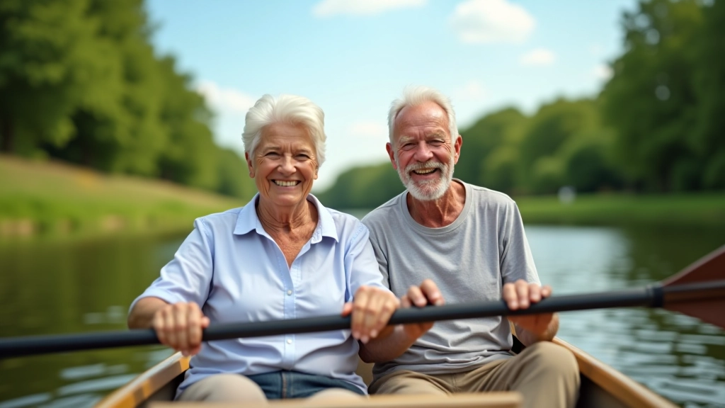 Pensionāri uz kanoe Liepājas kanālā